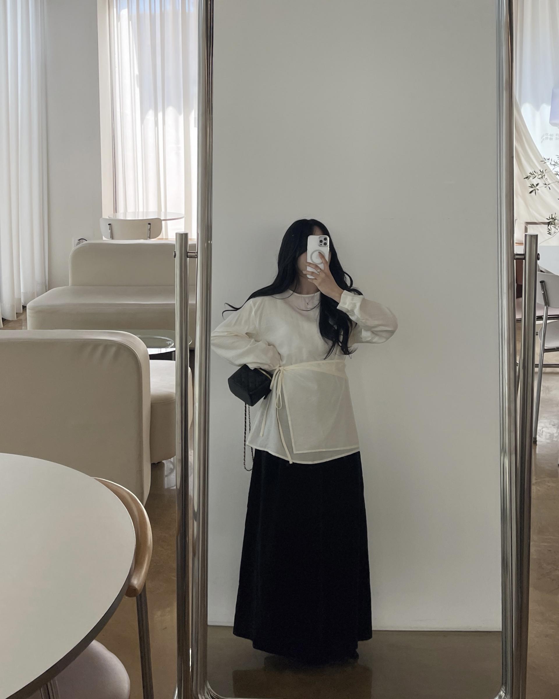 (2사이즈)실키 하프랩BL-2color