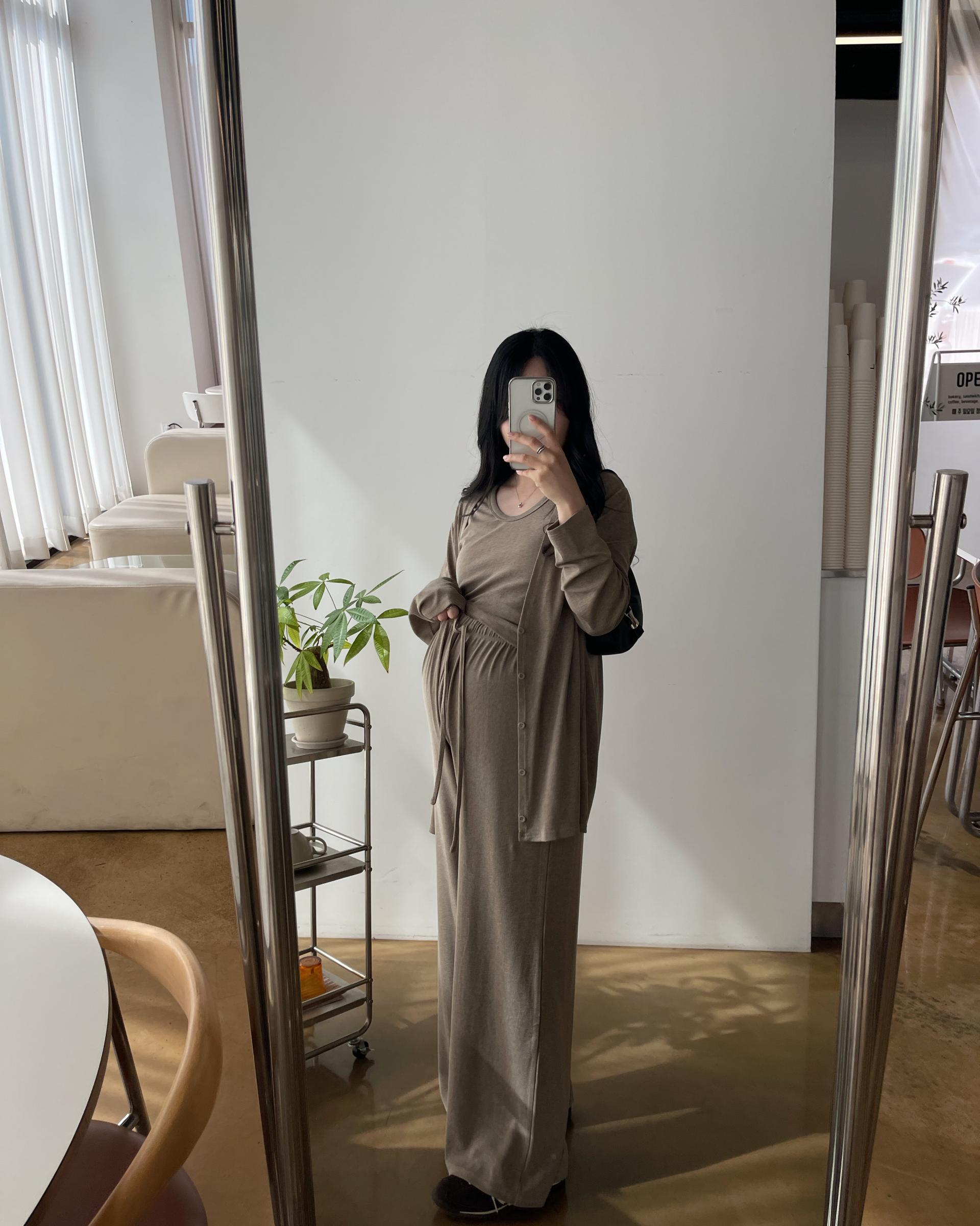 [2사이즈] (내추럴3종SET)가디건+나시+PT - 2color