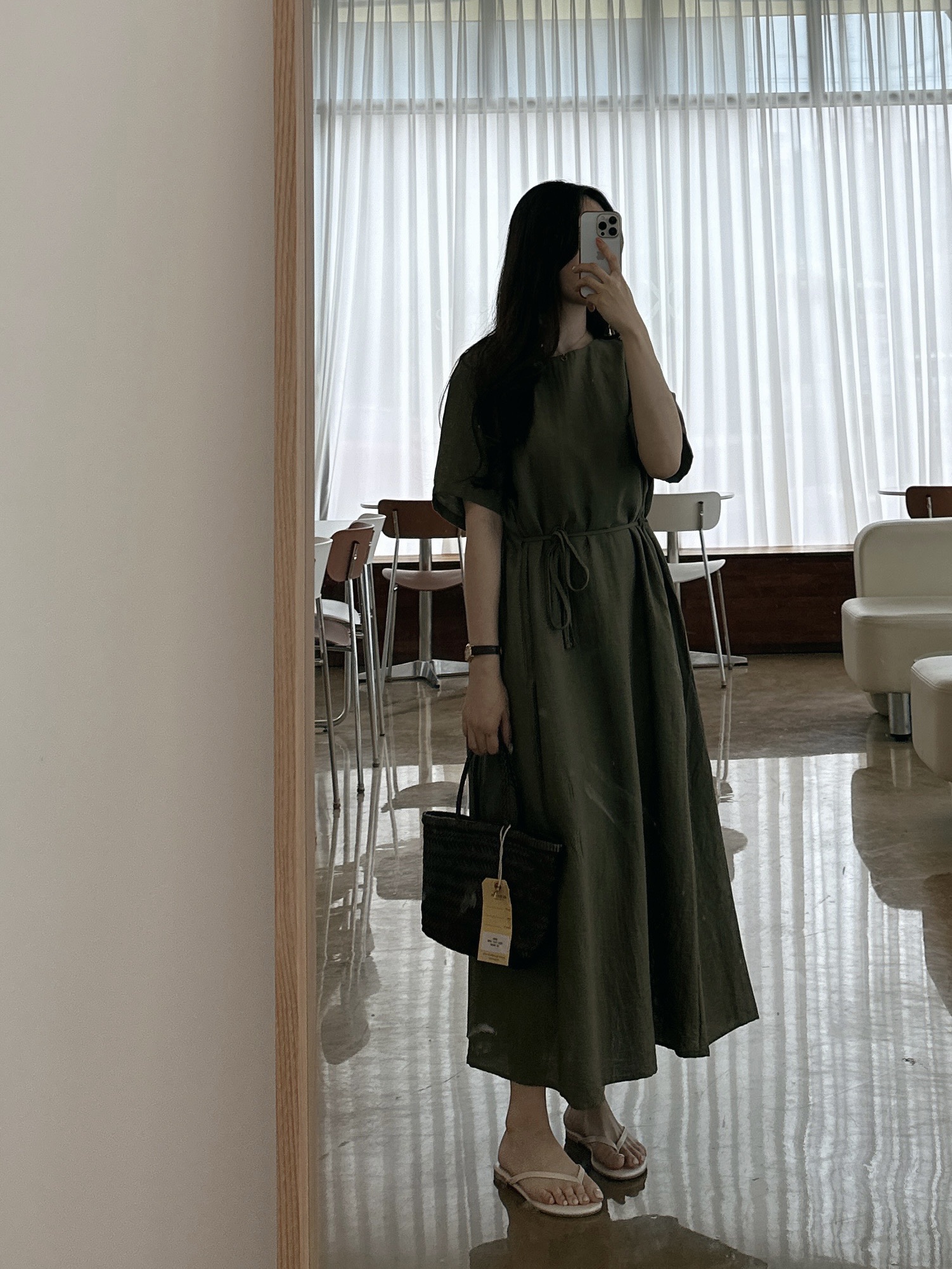 린넨타임원피스-베이지,카키,블랙 상세 이미지 33