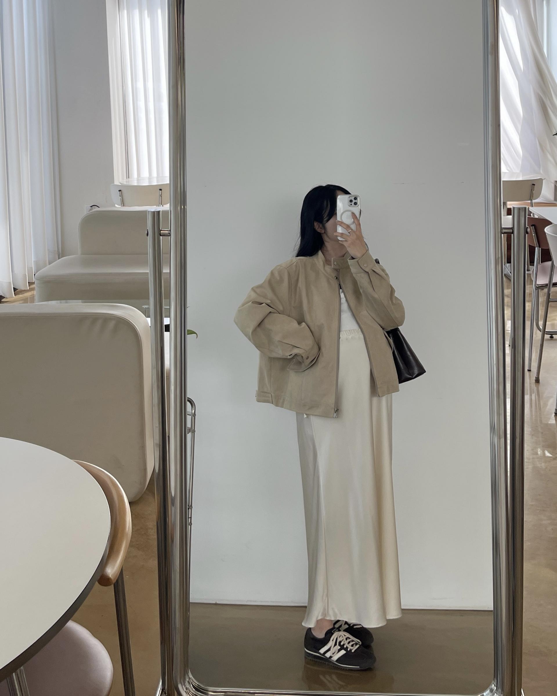 스웨이드바이커오버자켓-2color