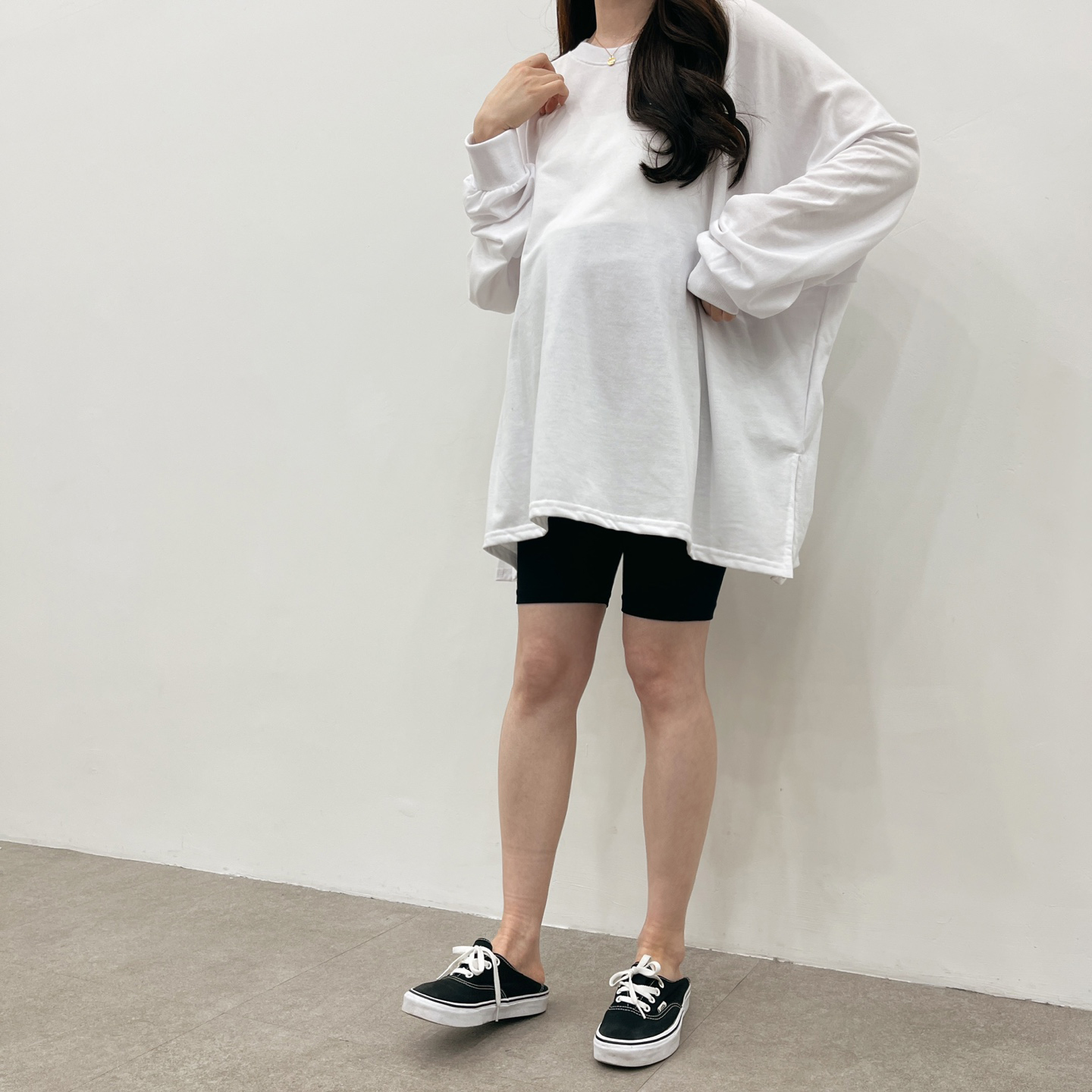 완전박시한코튼T-블랙,화이트,그레이 상세 이미지 15