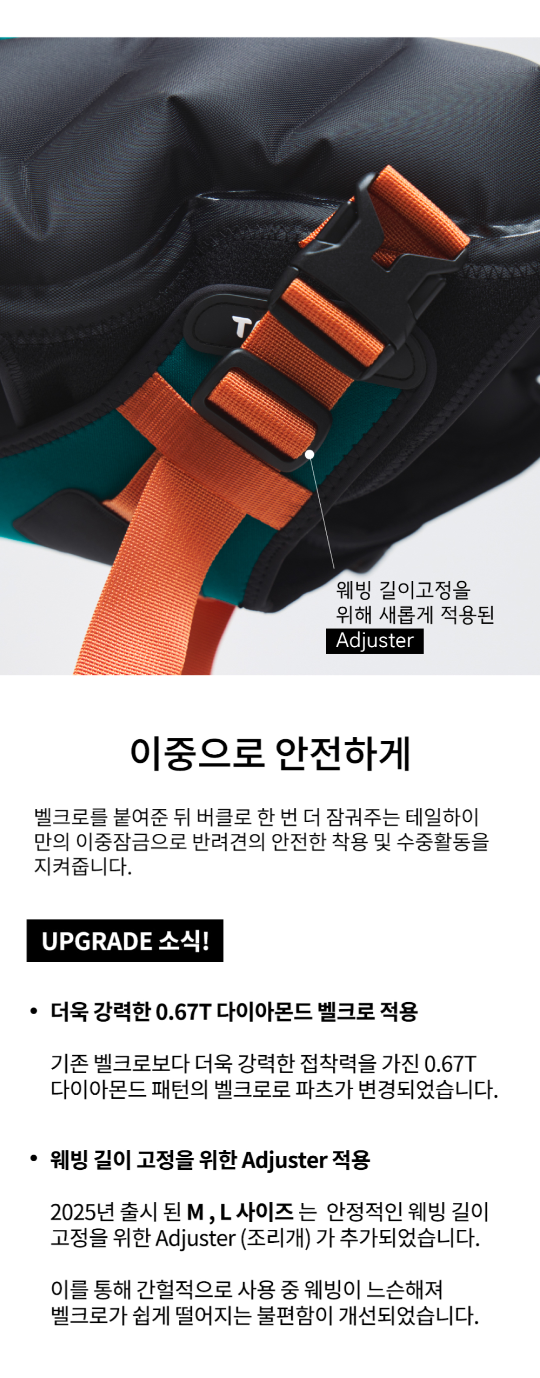 공기주입식 구명조끼 - 맹그로브 그린 / New Color