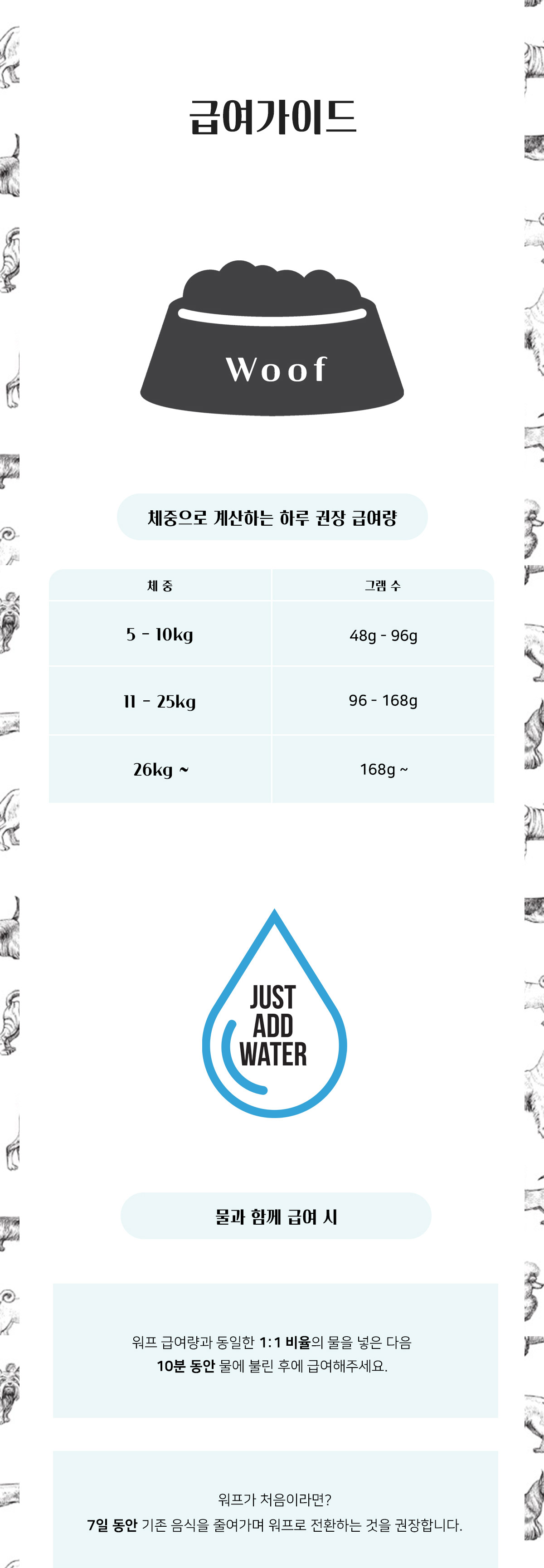 워프 동결건조 사료 비프(소고기) 1kg