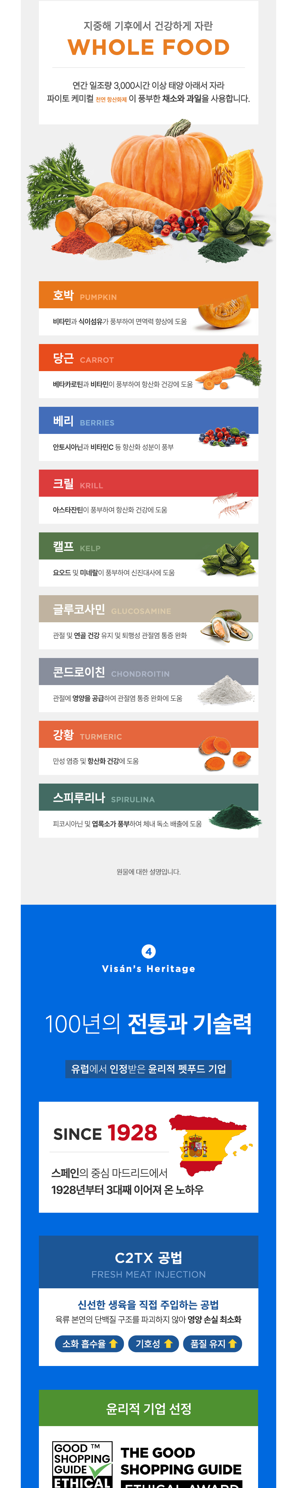 아마노바 100%생육 사료 소형견 치킨