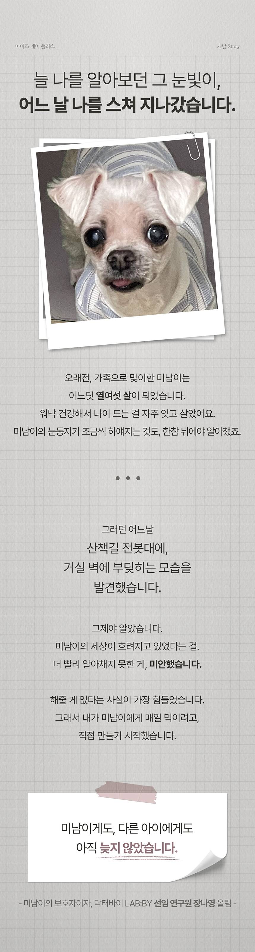 닥터바이 아이즈케어 플러스 강아지 눈영양제 30포