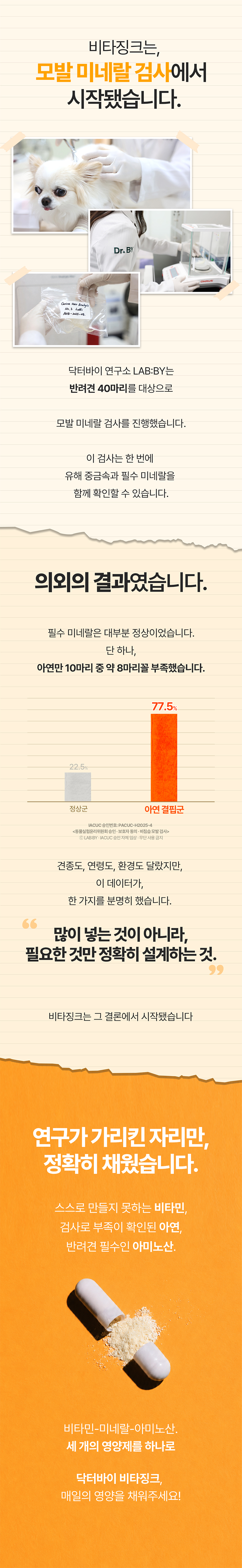 닥터바이 비타징크 강아지 종합비타민