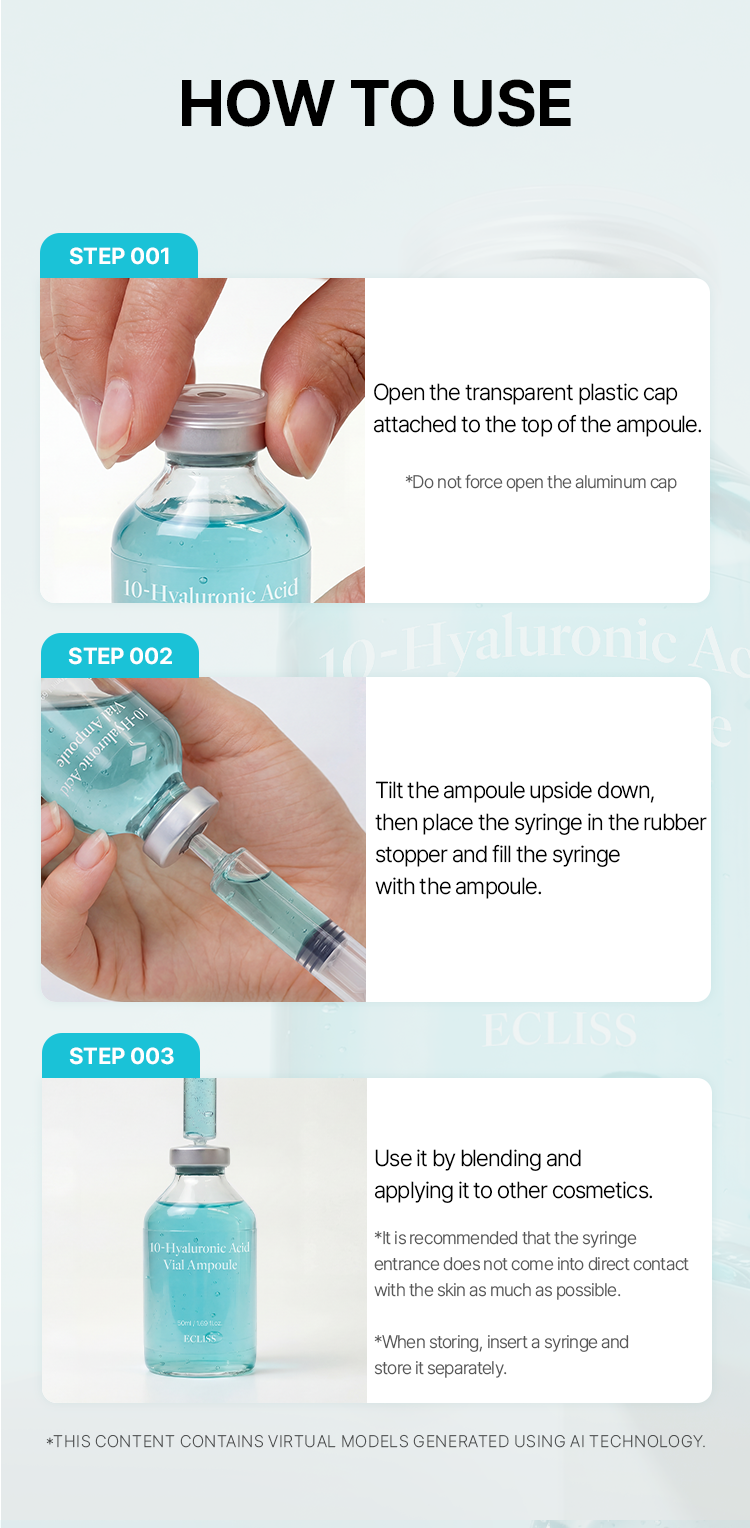 10-Hyaluronic Acid Vial Ampoule 50ml