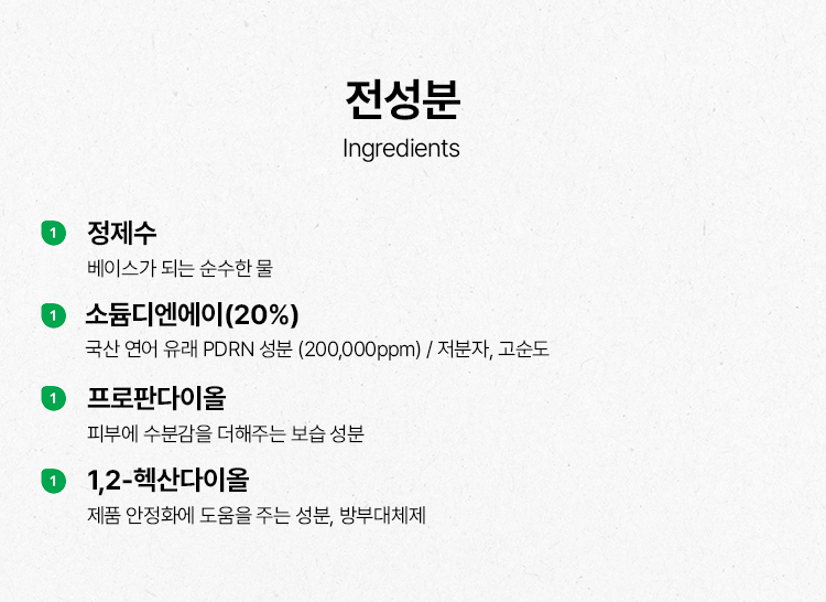 [프리오더] 프리미엄 PDRN 20% 부스터샷 8개 묶음 / 7월 말 ~ 8월 중순 발송 예정