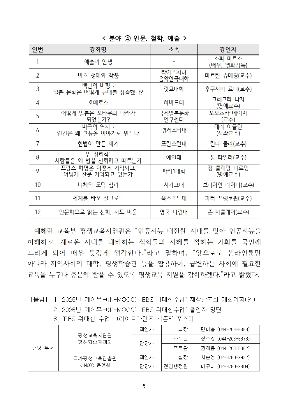 [교육부+09-08(화)+11시30분+보도자료]+세계적+석학의+지혜와+통찰을+케이무크+'EBS+위대한+수업'에서+만난다005.jpg