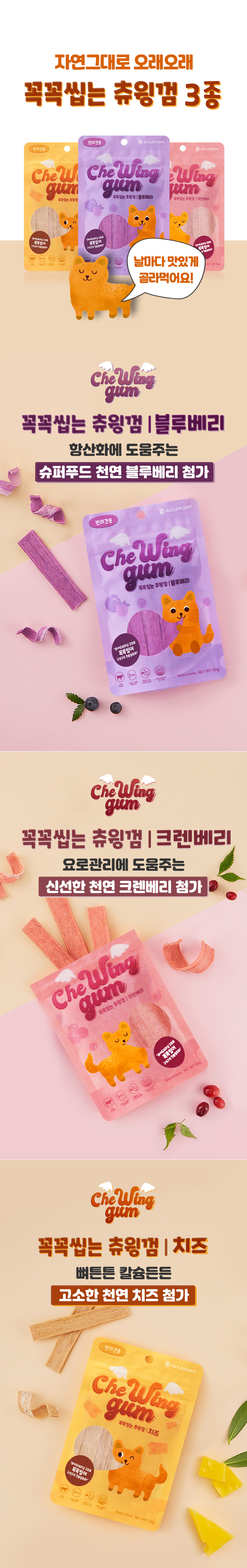 꼭꼭씹는 츄윙껌 크렌베리