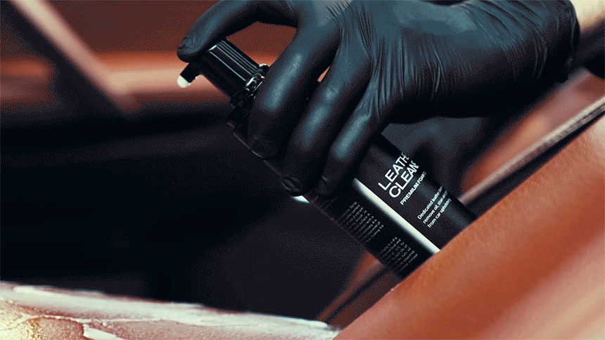 나지올 레더 클리너 200ml 자동차 가죽시트 세정제