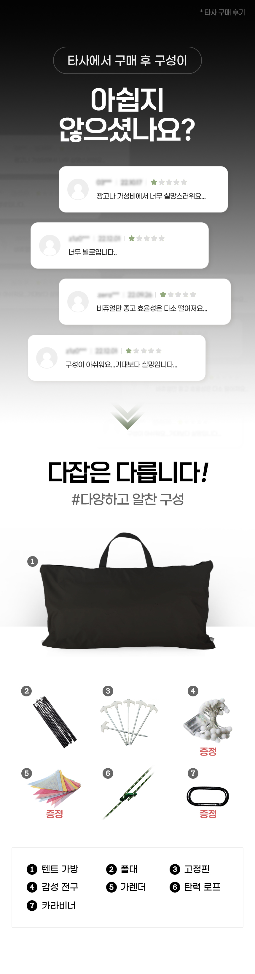 차량용 차박 트렁크 감성 꼬리텐트