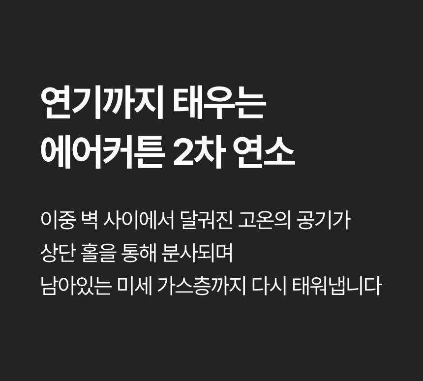 [3중연소] 싸이클론 캠핑 불멍 화로대
