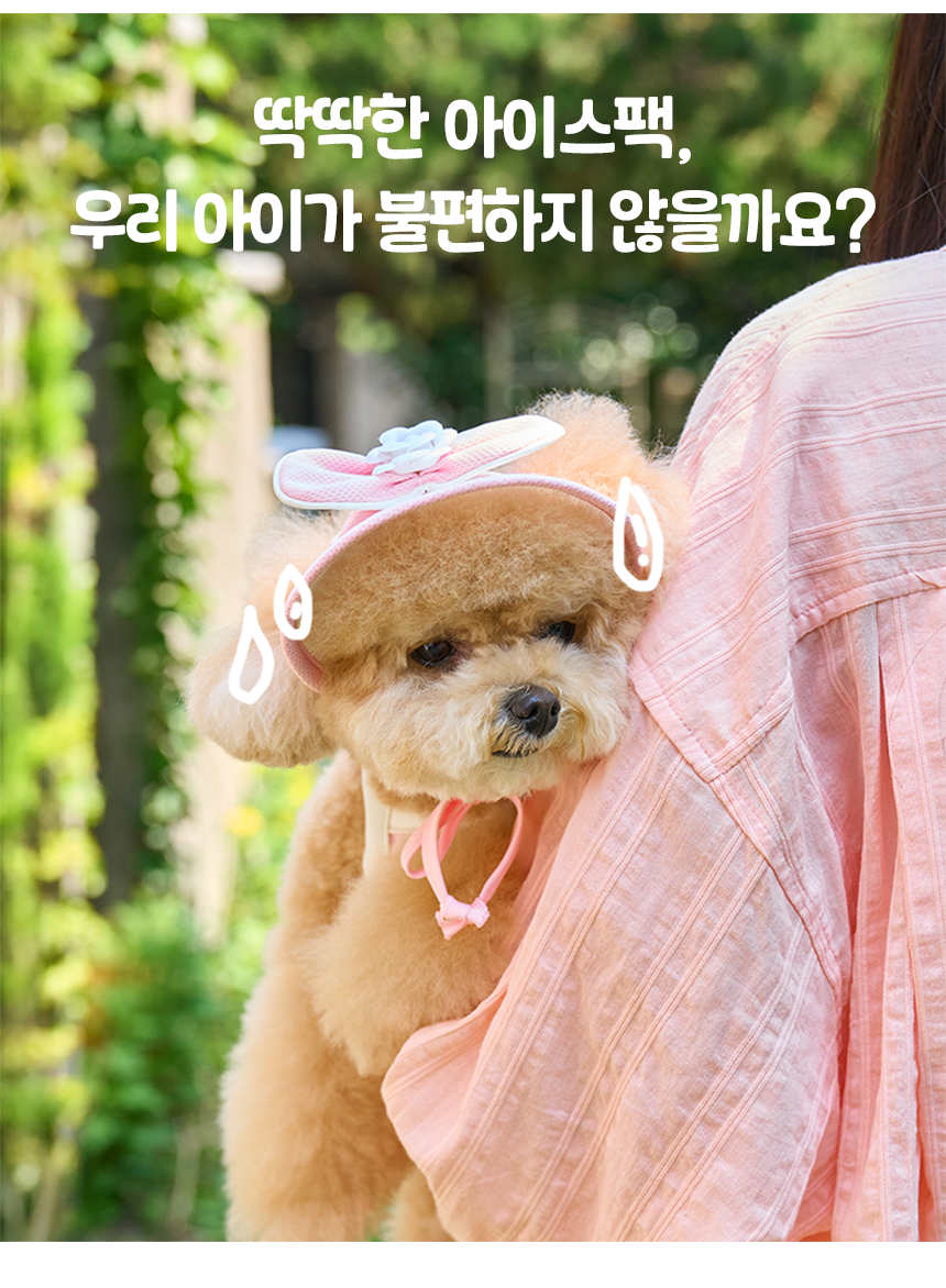[쿨링] 강아지 아이스팩 러블리 쿨조끼