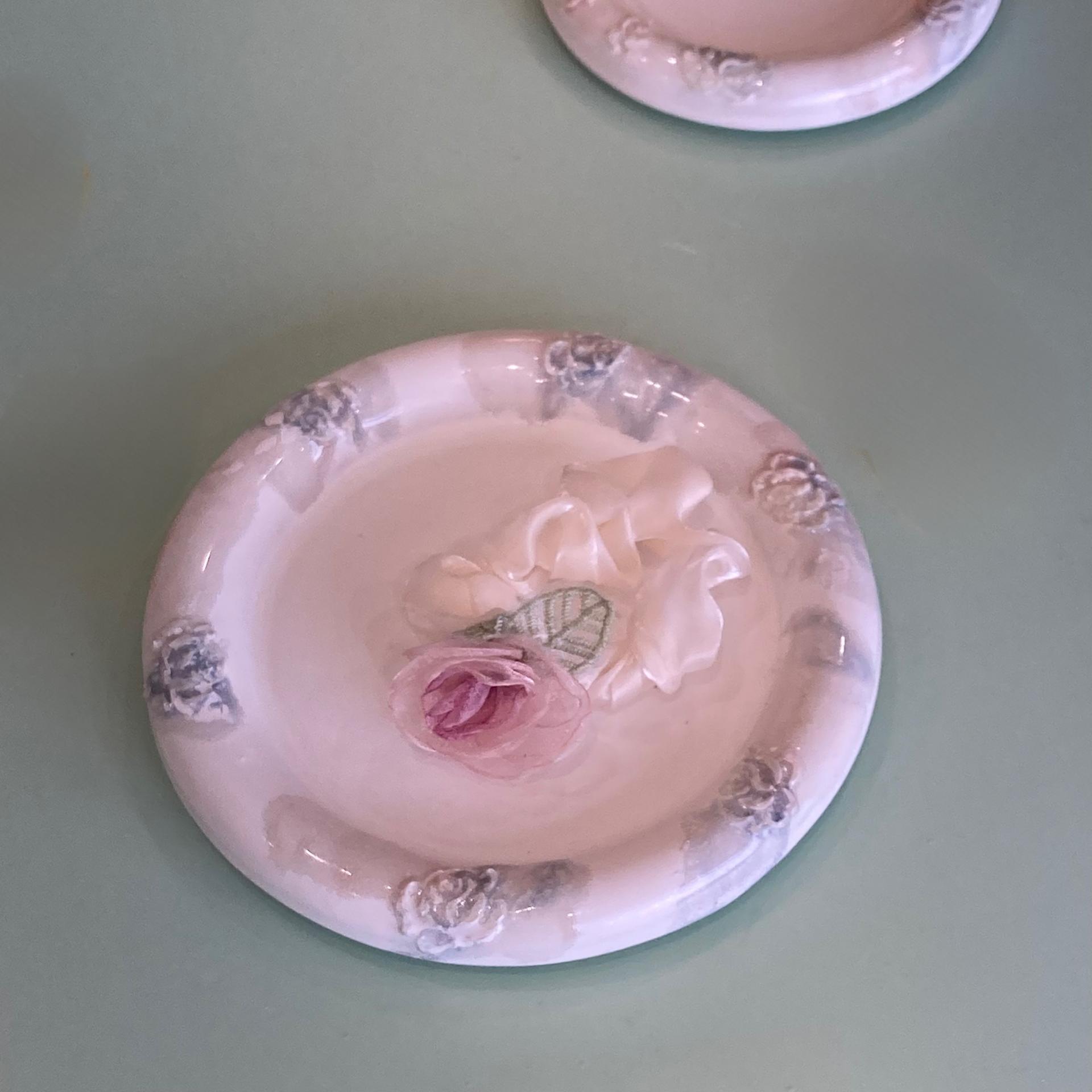 [viviflo] rose series _ ring plate (2 size)/ 로즈 링 플레이트 (2size)