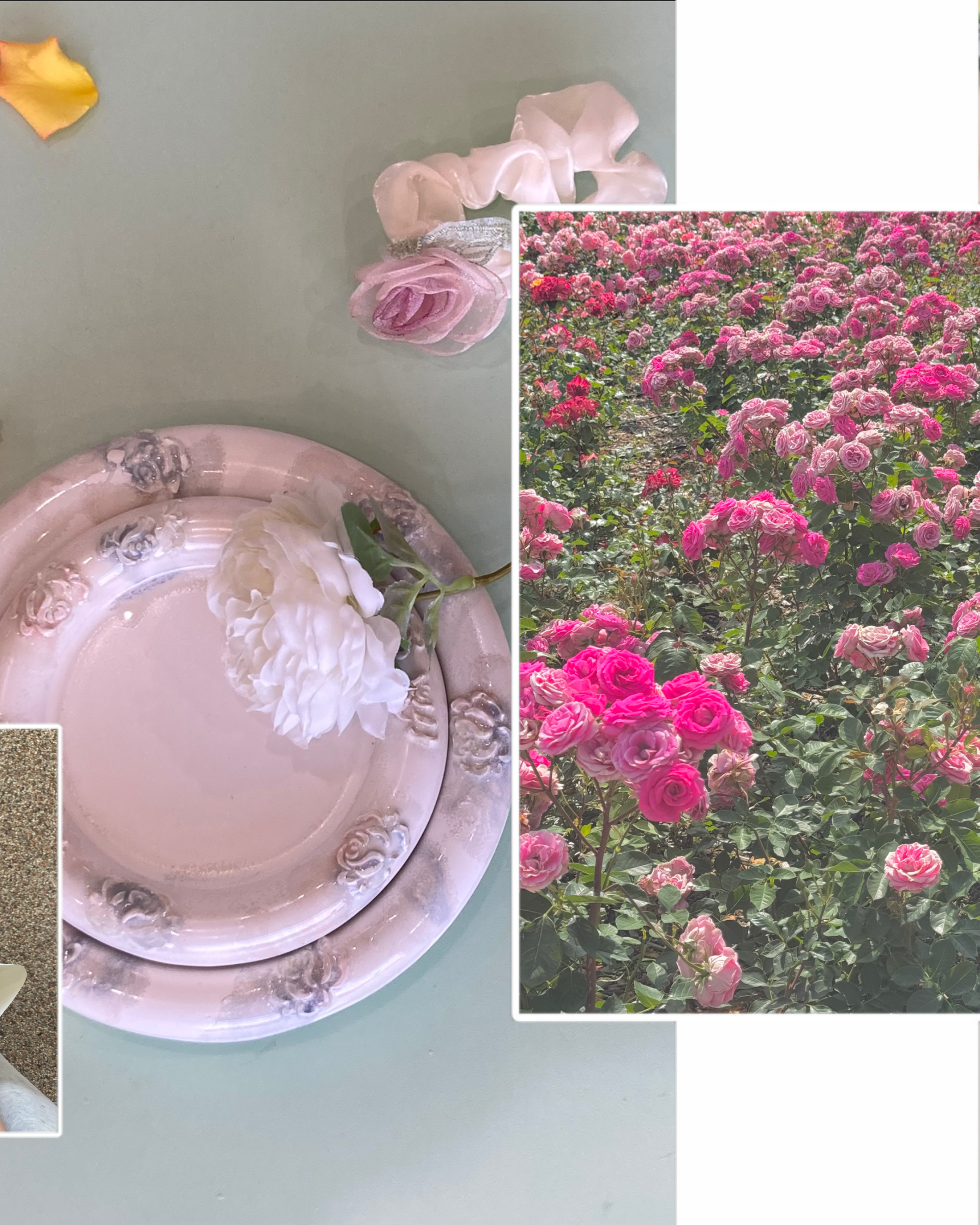 [viviflo] rose series _ ring plate (2 size)/ 로즈 링 플레이트 (2size)