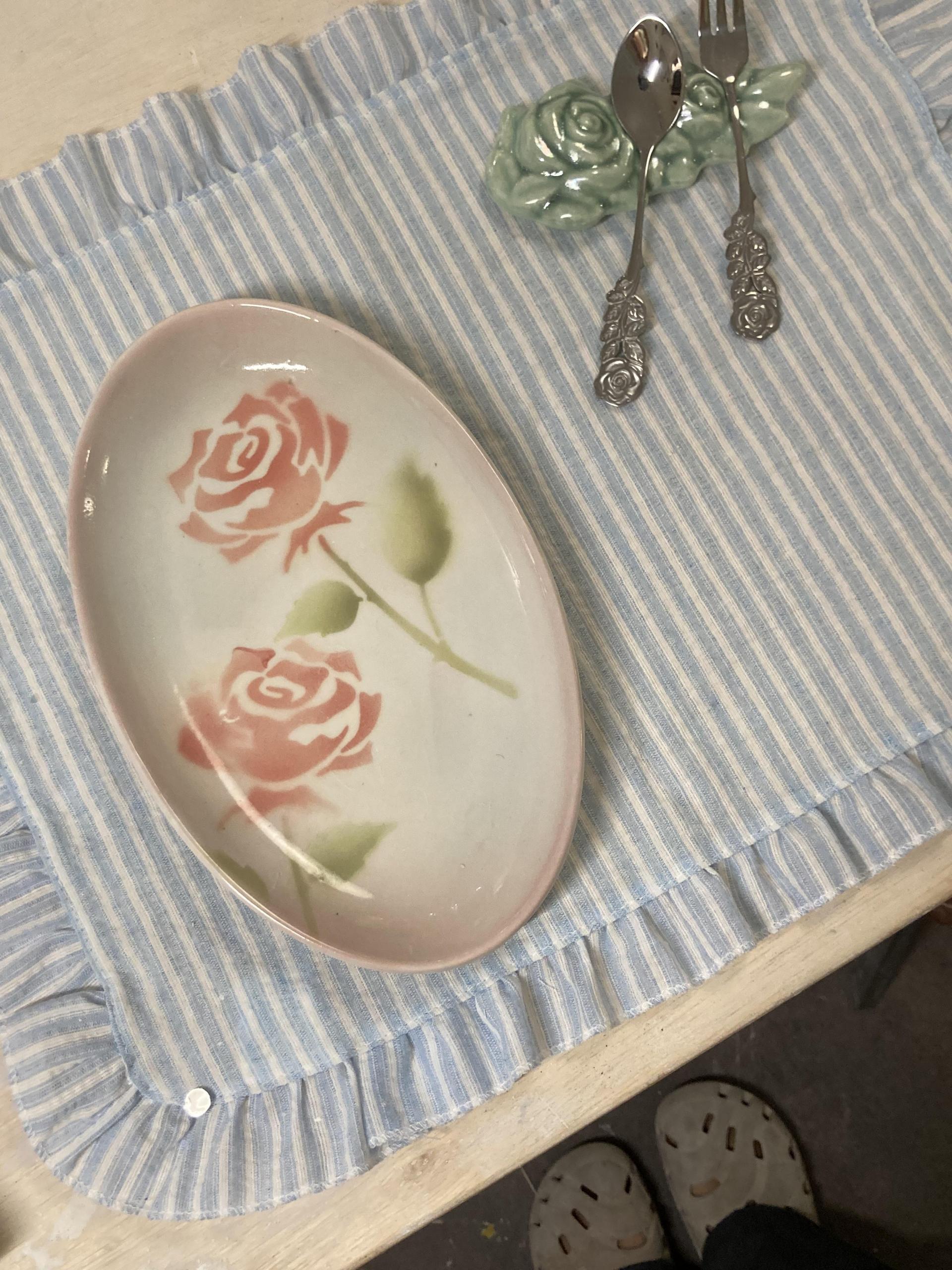 [vijewl] stripe tabelcloth 스트라이프 테이블보 _블루