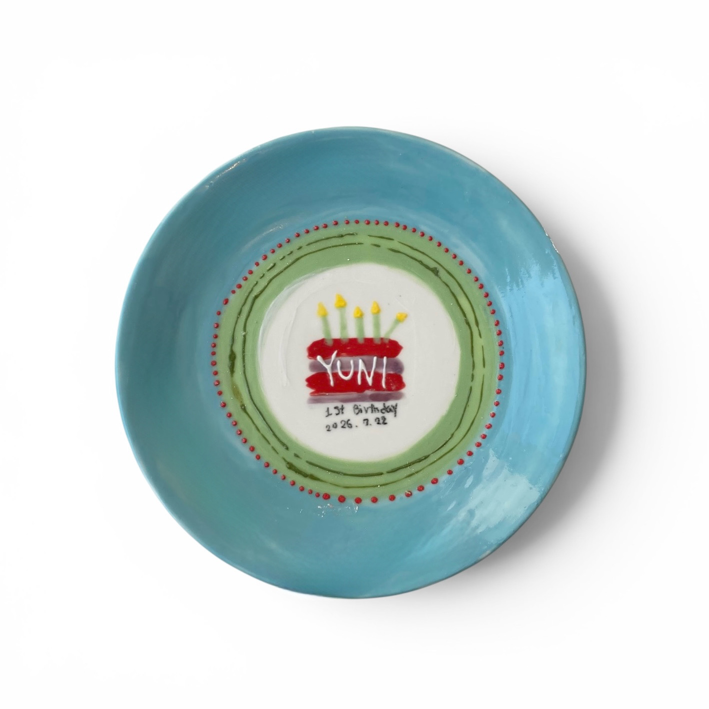 [문구추가] hidden letter plate 05 / 히든레터 커스텀 접시 05(3size)