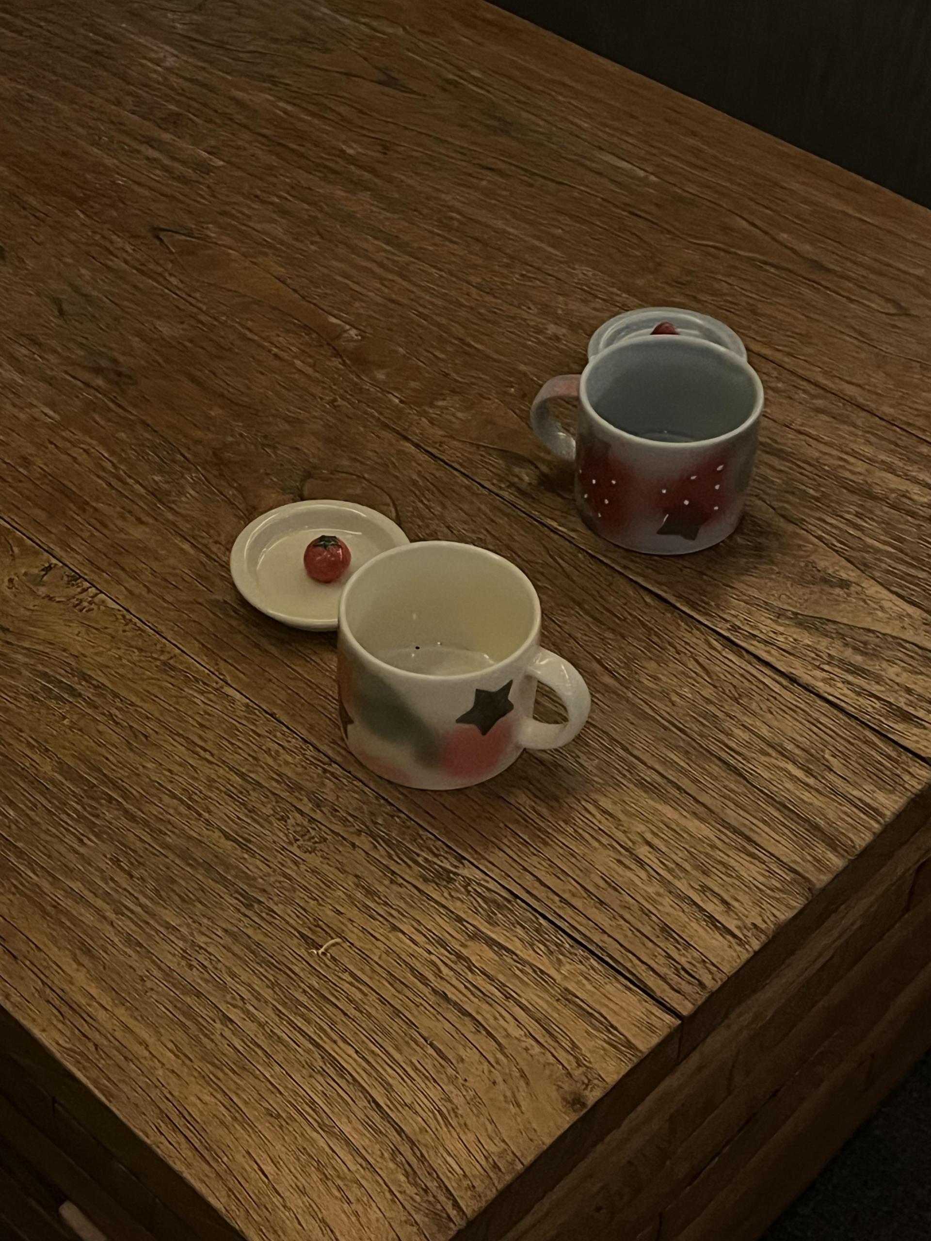 [viviflo] tomato mug cup 토마토 머그컵 (+컵뚜껑 추가가능)