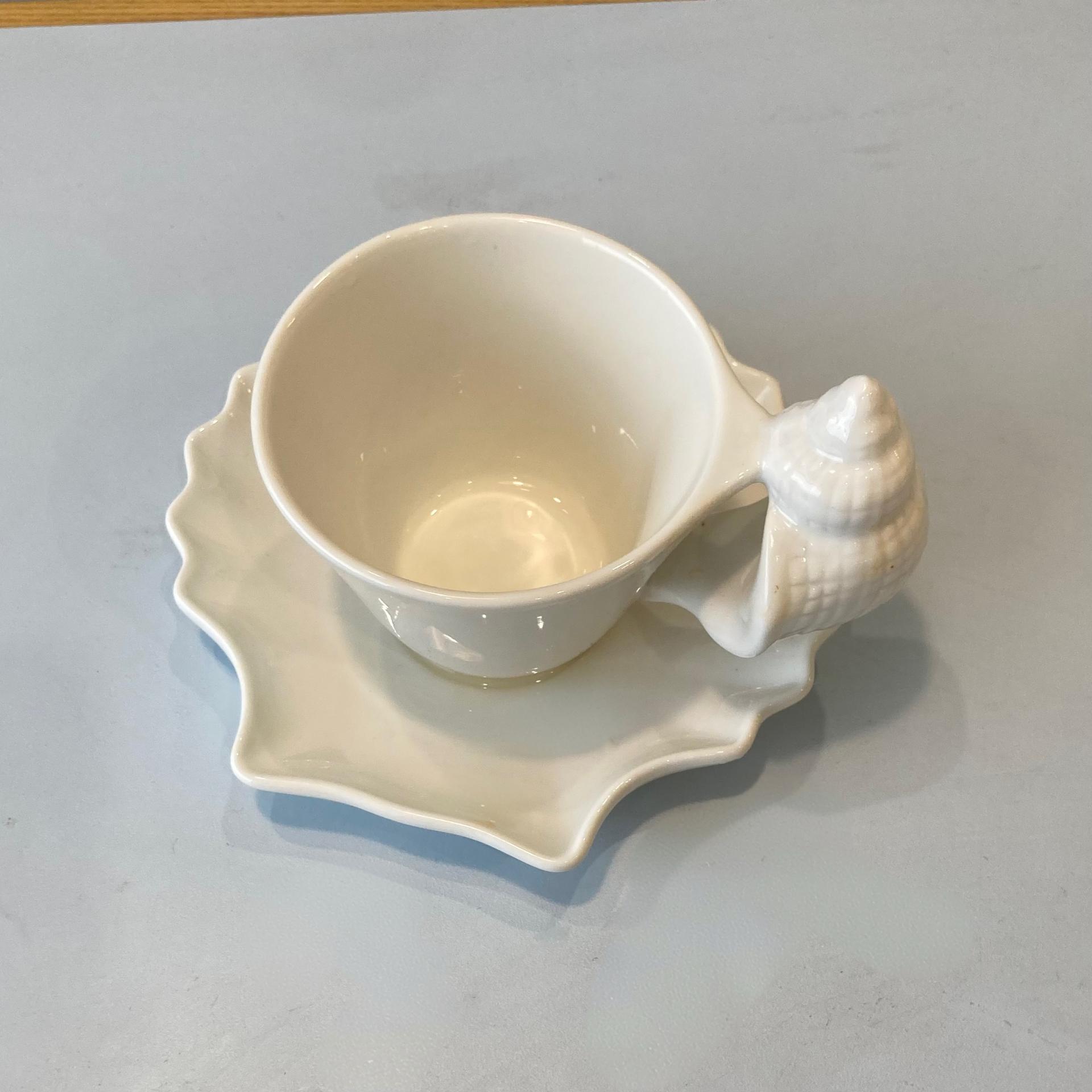 [vijewl] Shell Saucer Set 쉘 소서 세트_화이트
