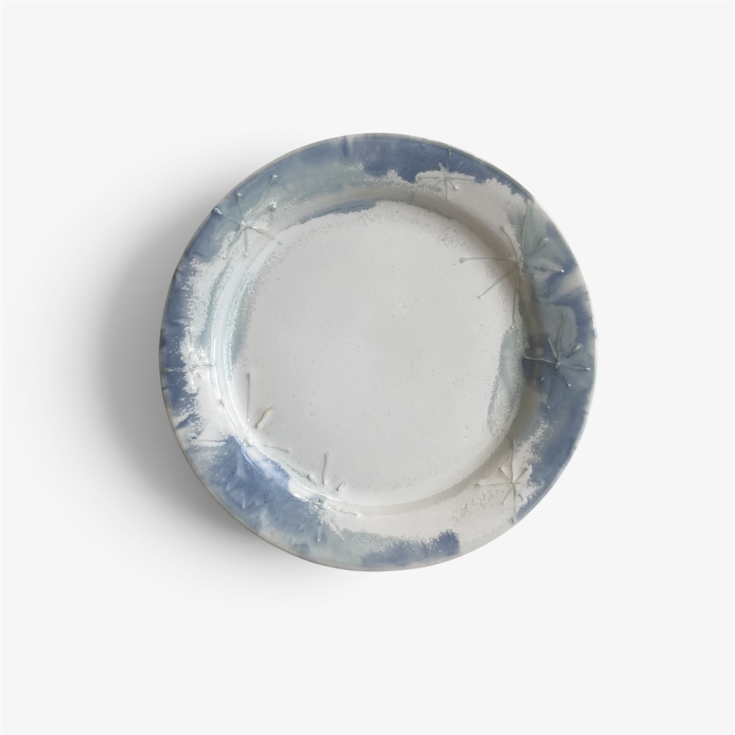 [viviflo] snowflower series _ premium plate _ blue (5 size)/ 눈꽃플레이트 프리미엄 블루