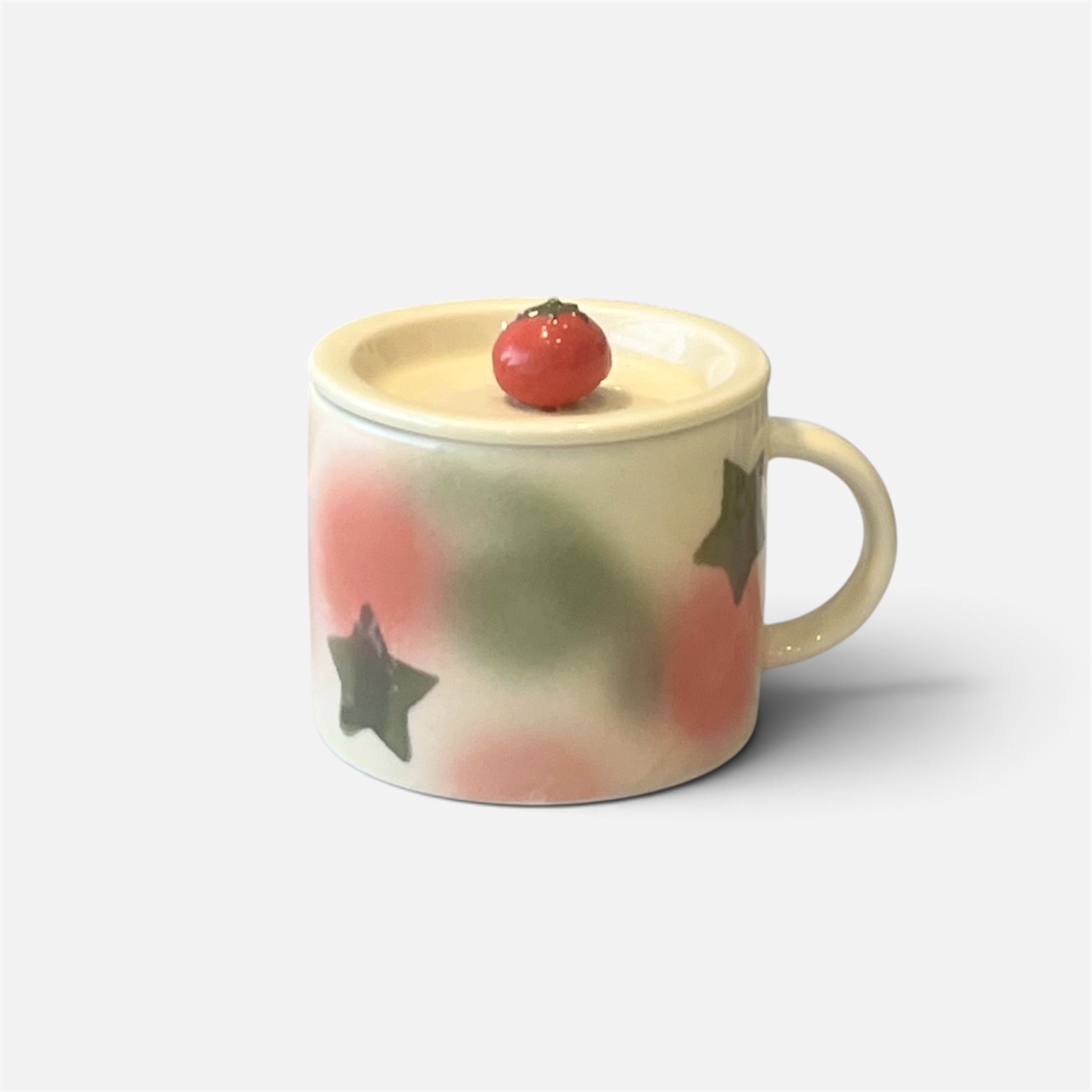 [viviflo] tomato mug cup 토마토 머그컵 (+컵뚜껑 추가가능)