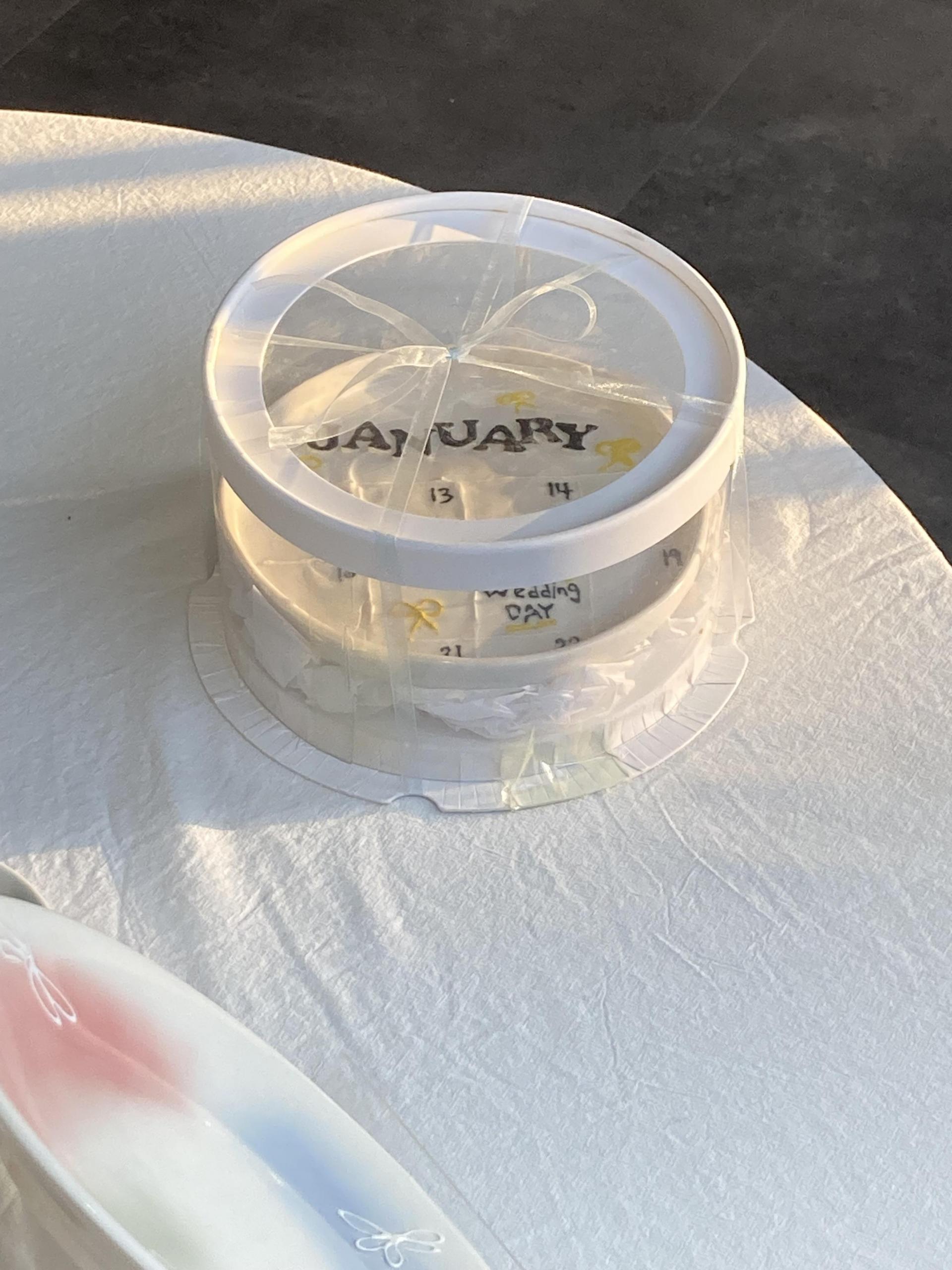 [주문제작] custom cake plate 01/ 커스텀 케이크 접시 01 (2size)