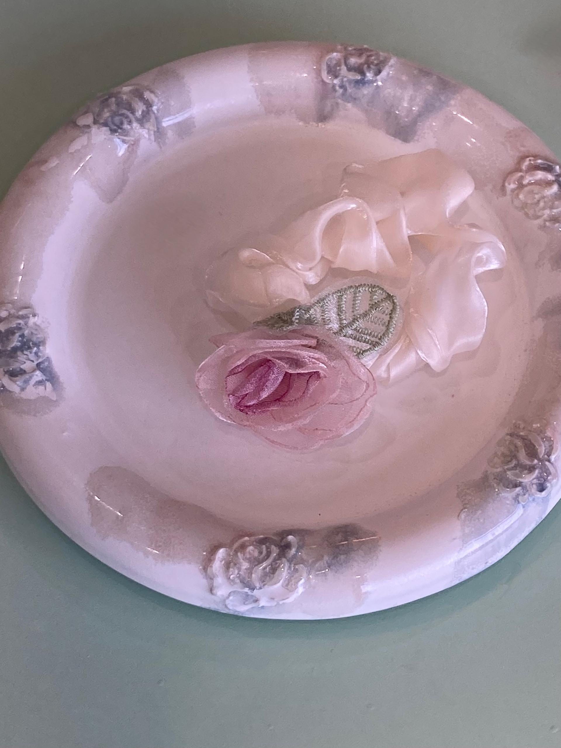 [viviflo] rose series _ ring plate (2 size)/ 로즈 링 플레이트 (2size)