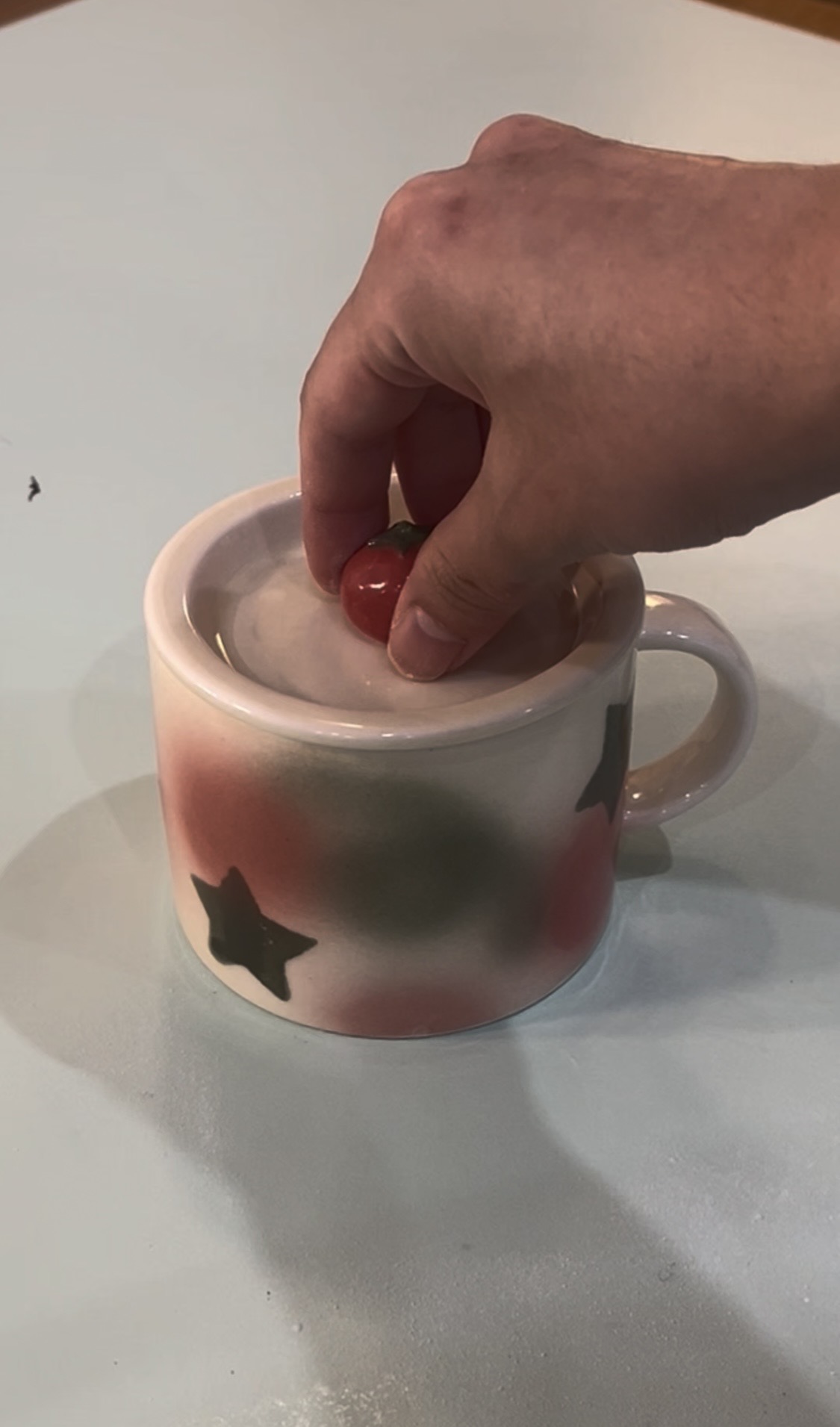 [viviflo] tomato mug cup 토마토 머그컵 (+컵뚜껑 추가가능)