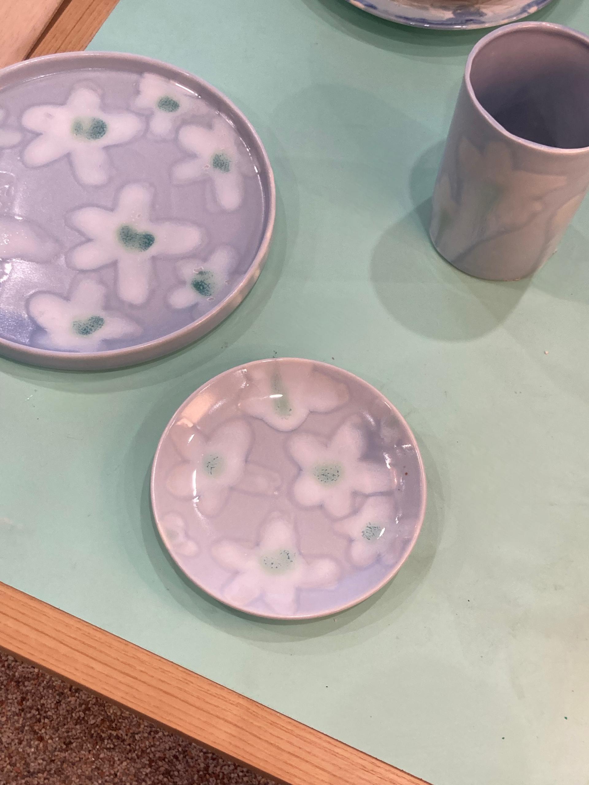 [viviflo] Blueming plate_3size 블루밍 플레이트 3 사이즈