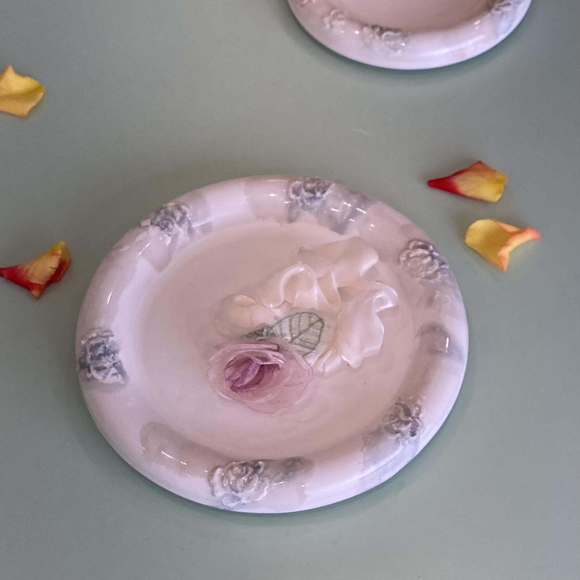 [viviflo] rose series _ ring plate (2 size)/ 로즈 링 플레이트 (2size)