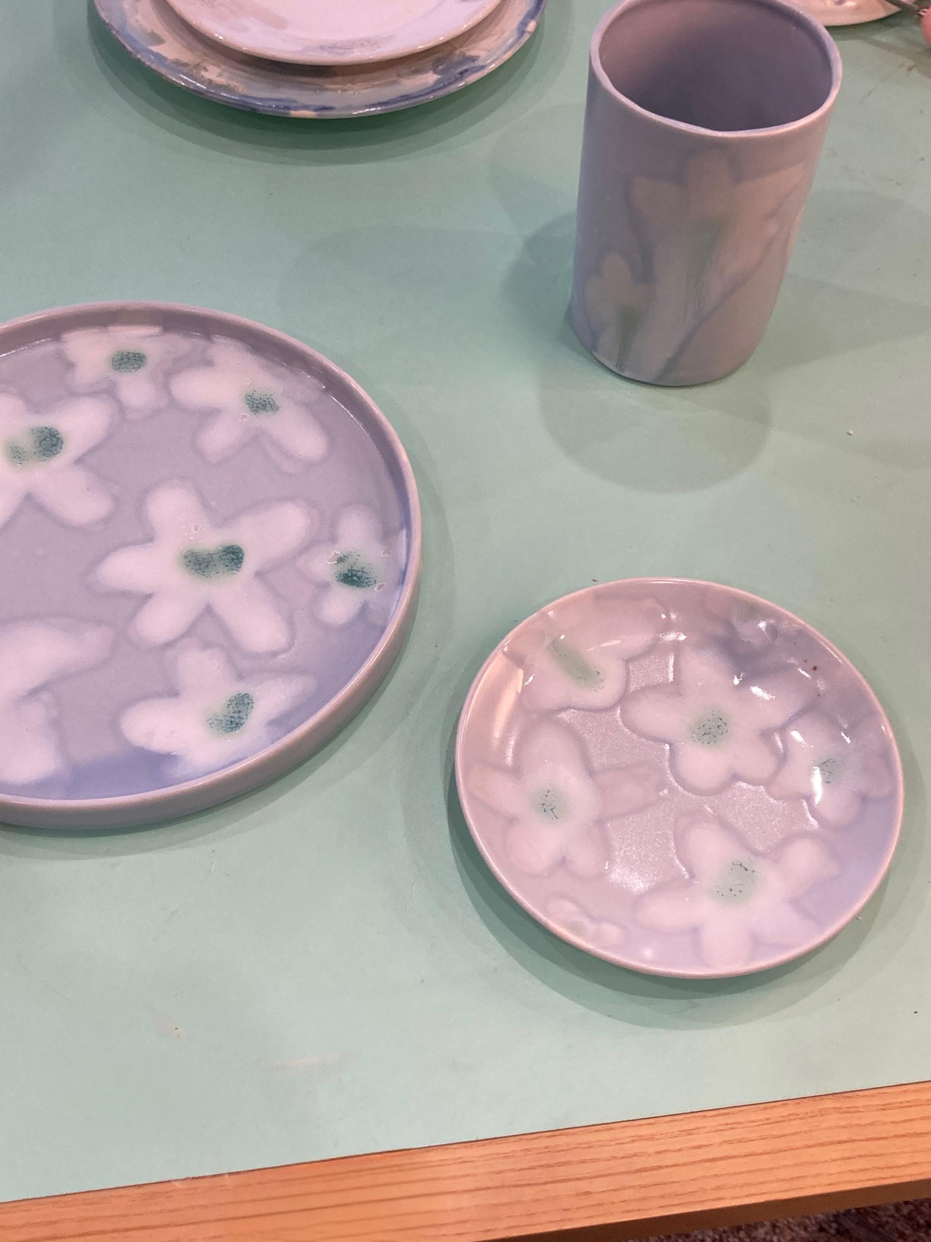 [viviflo] Blueming plate_3size 블루밍 플레이트 3 사이즈