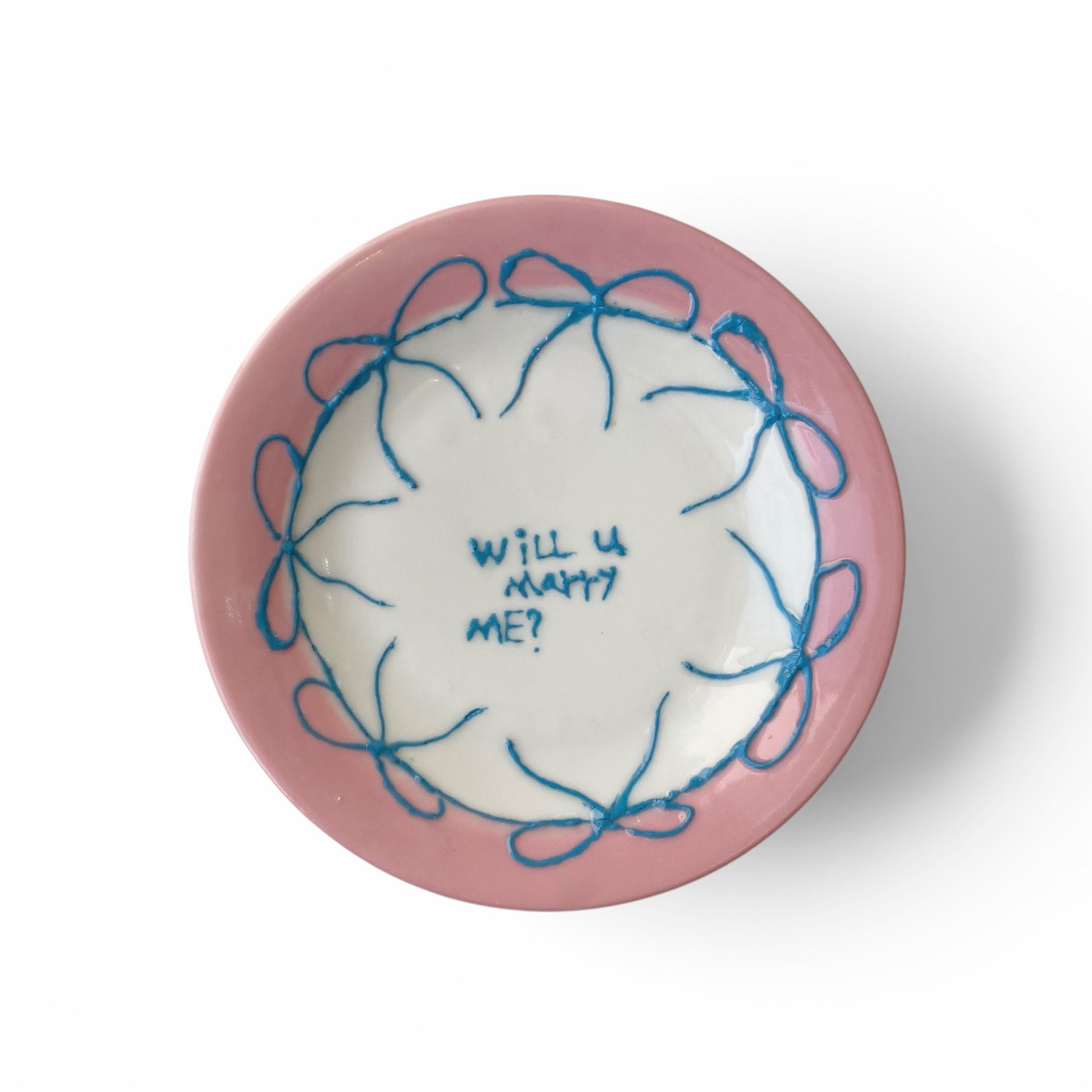 [문구추가] hidden letter plate 02 / 히든레터 커스텀 접시 02(3size) 복제