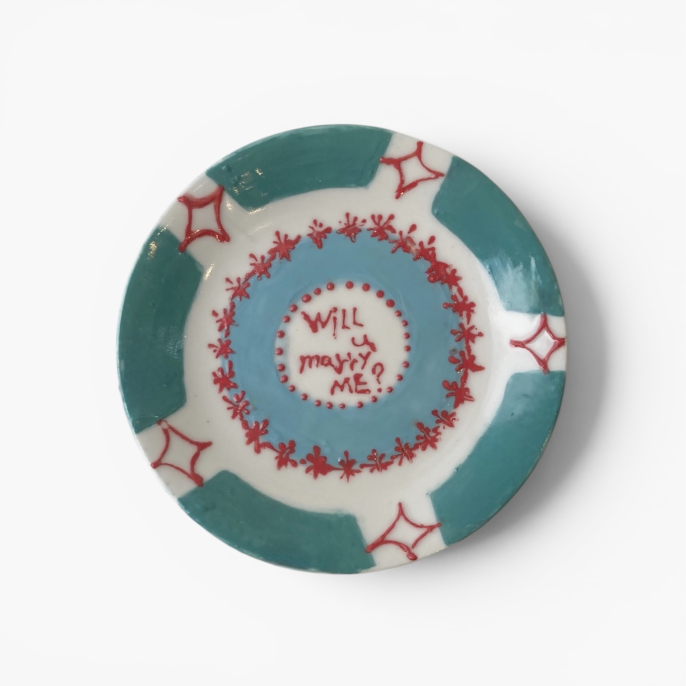 [문구추가] hidden letter plate 01 / 히든레터 커스텀 접시 01(3size)