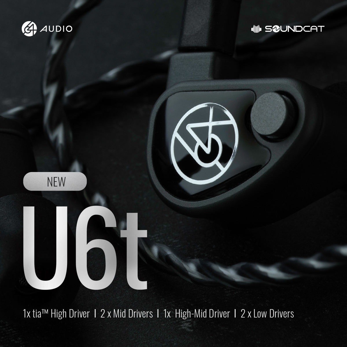 64Audio 새로운 인이어 “U6t” 정식 출시. : 사운드캣