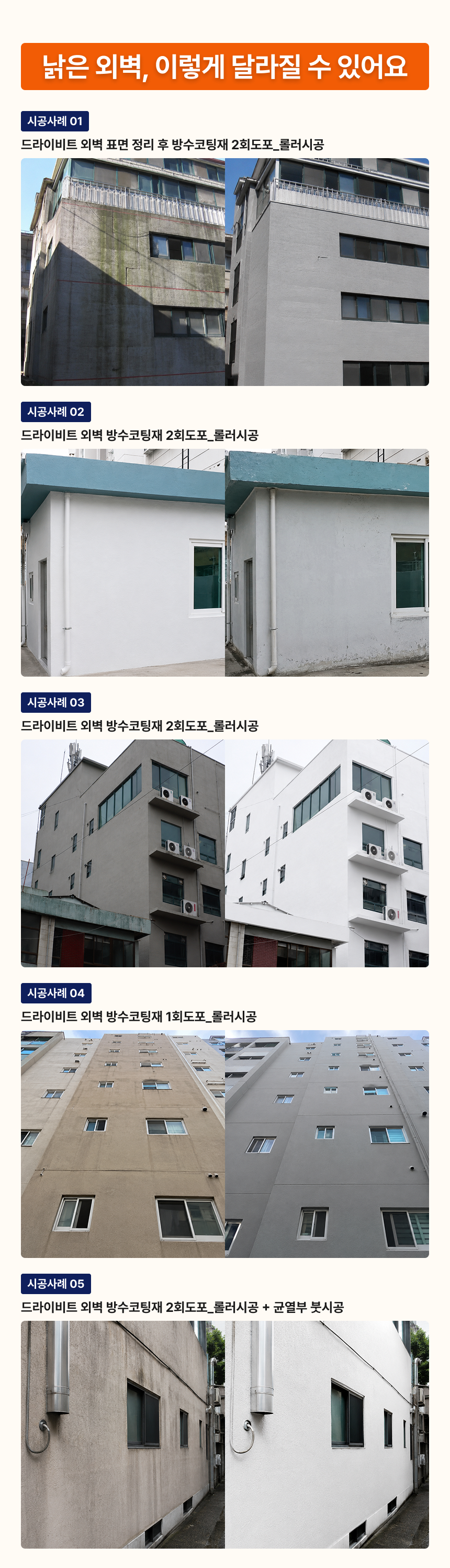 드라이비트 방수코팅재 4kg