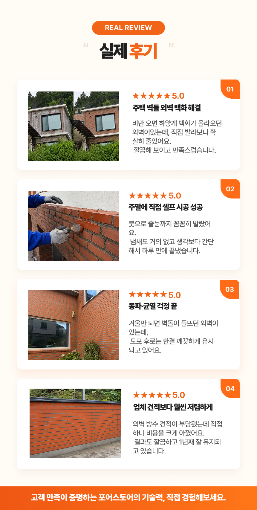 벽돌 백화방지 방수 코팅재 4kg