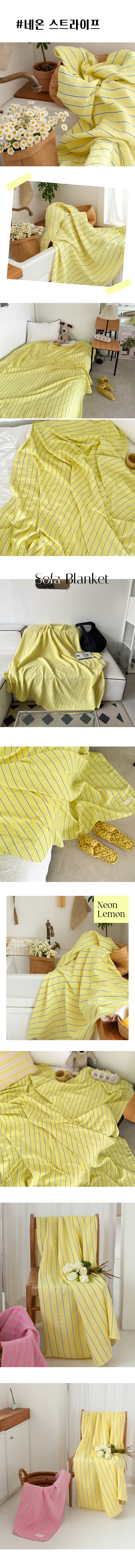 쥬앤크홈 4중 거즈담요 요루 블랭킷 요루담요 여름 면 얇은이불 낮잠 3size