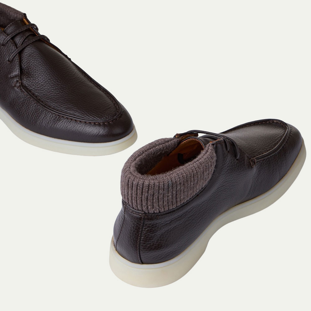 Cashwool® Grain Desert Boot - Brown