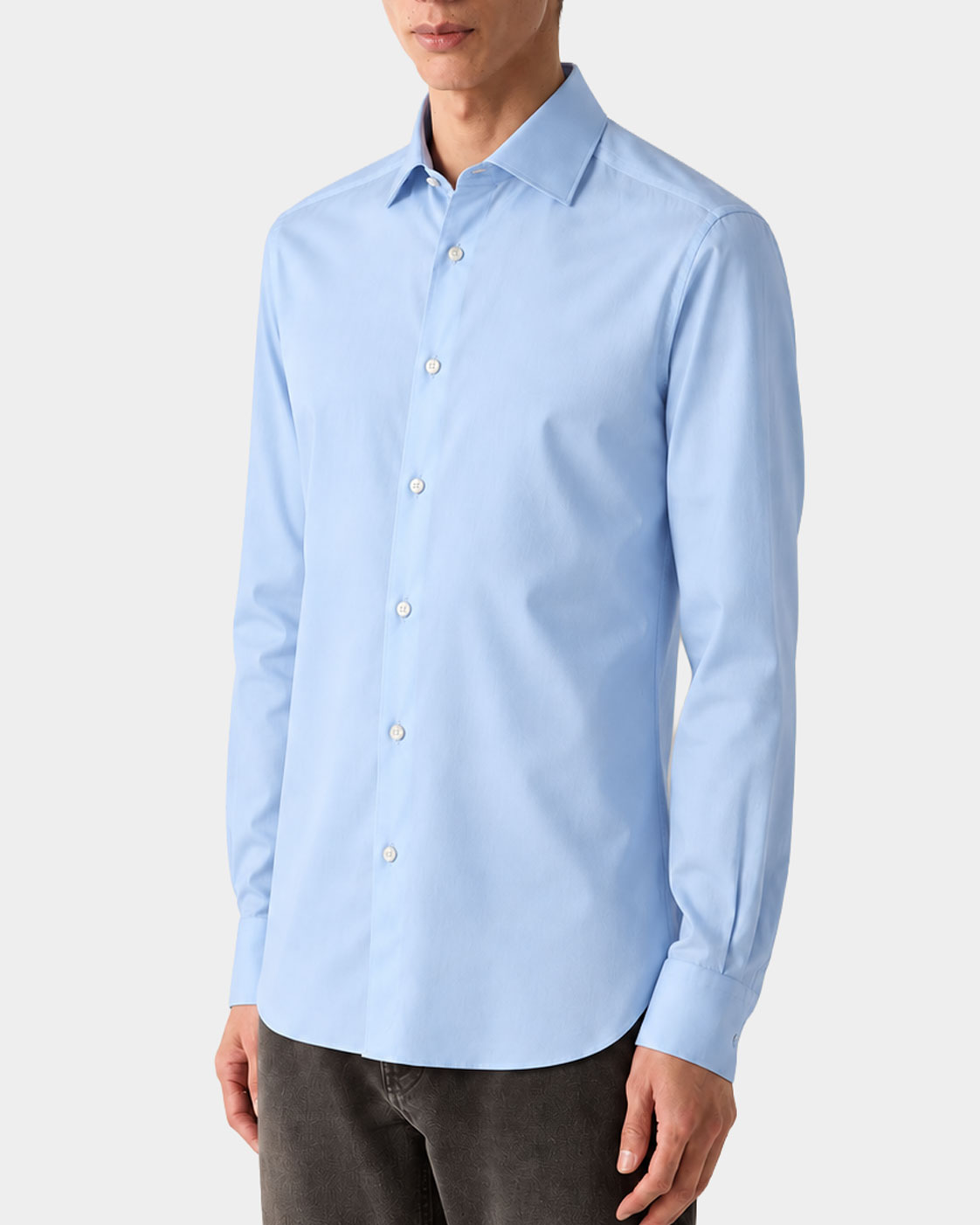 Light Blue Stretch Dress Shirt