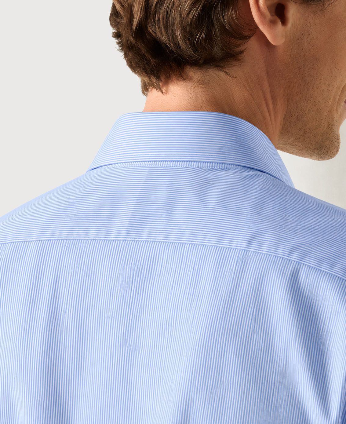 Blue Micro Stripe Stretch Dress Shirt