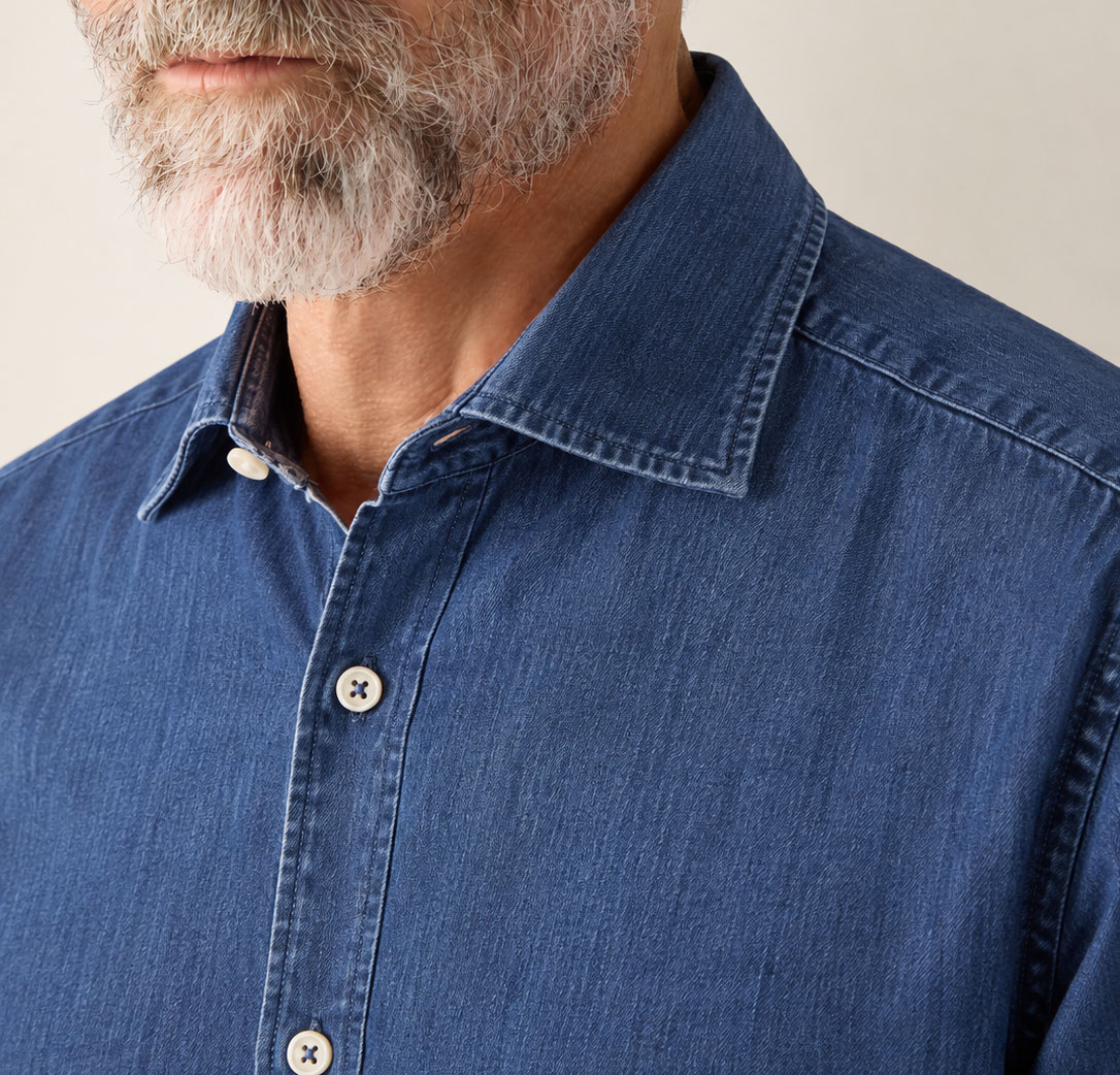 REGENT Stretch Denim Shirt