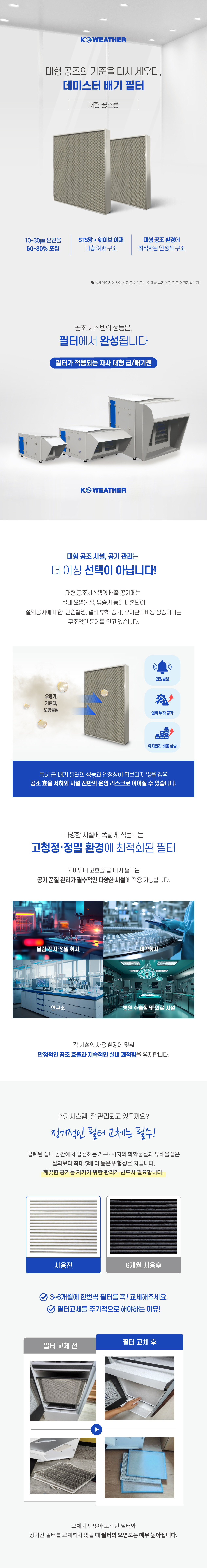 배기팬 필터 (데미스터 필터)