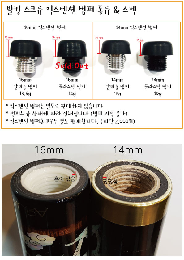 빌킹 스크류 14mm 플라스틱 범퍼