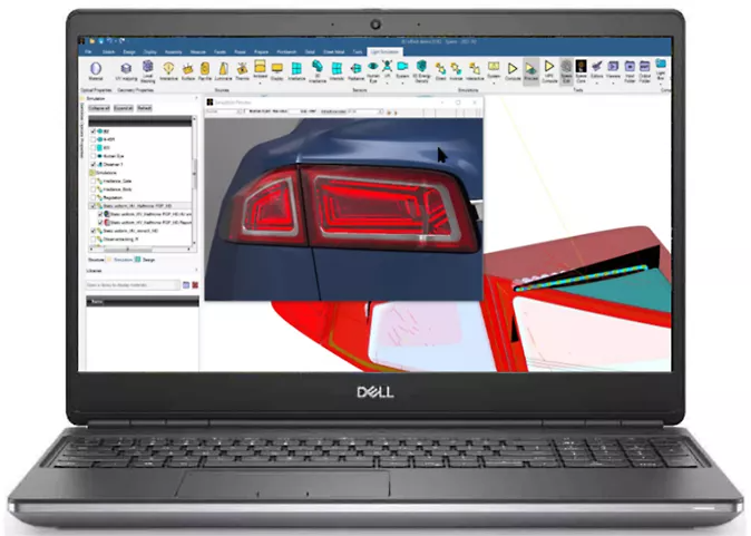 Speos Live Preview에서 디자인 변경 사항 미리보기