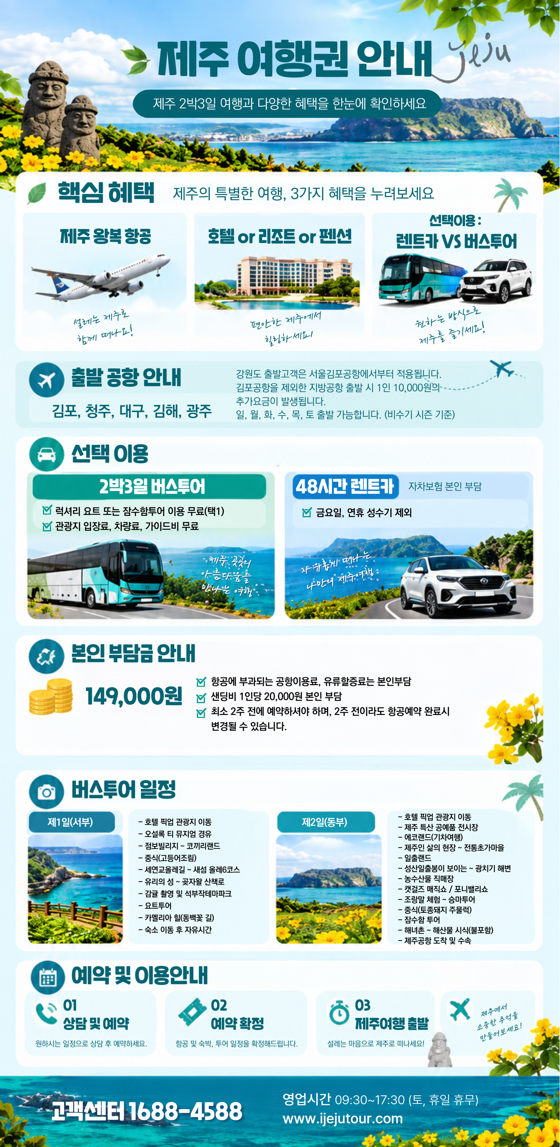 리워드 제주도 여행권