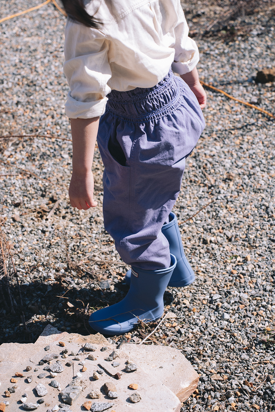 (9/1 출시예정) Gardening Pants Kids :Sumi black