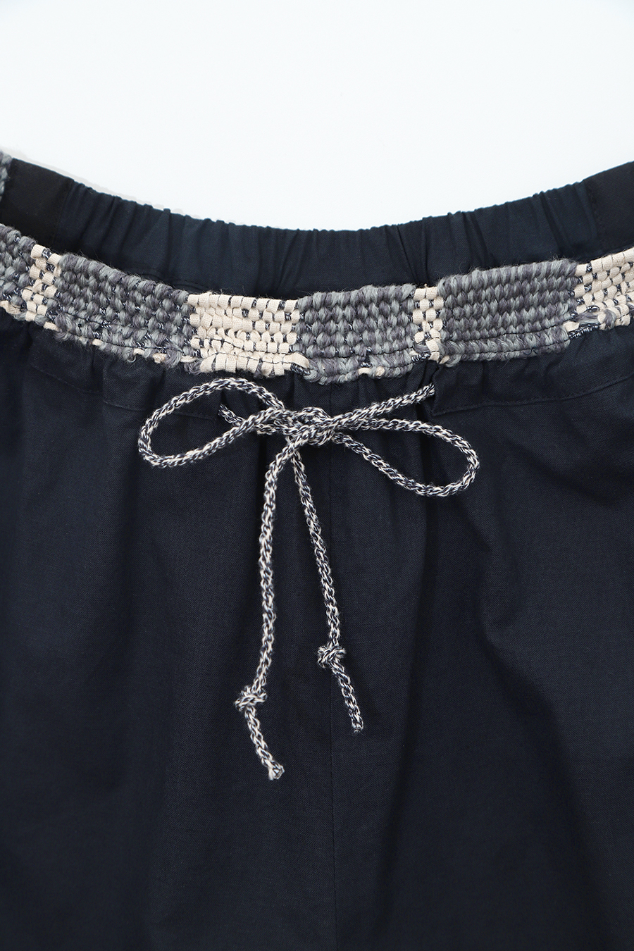 Hand Weaving Shorts :Navy