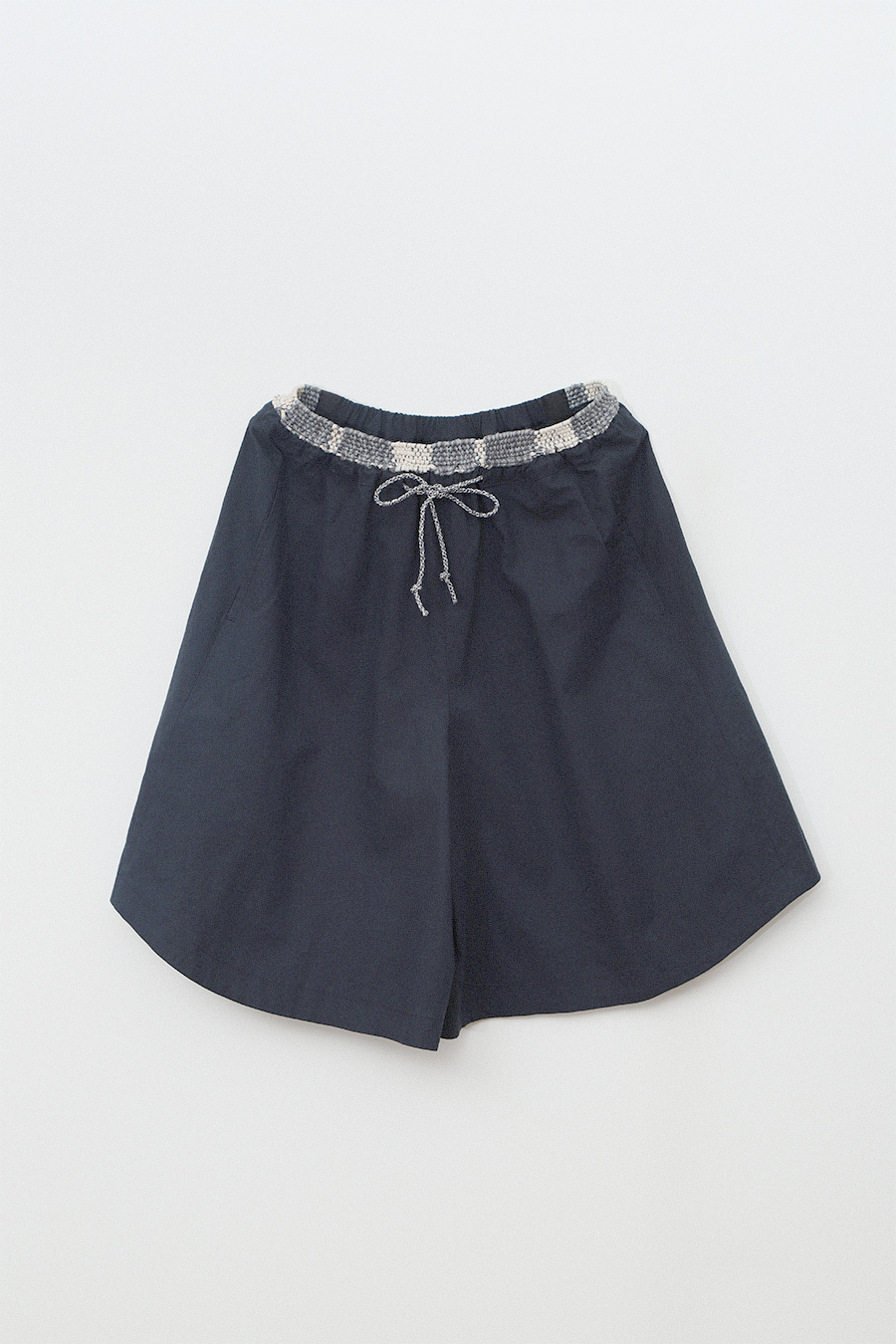 Hand Weaving Shorts :Navy