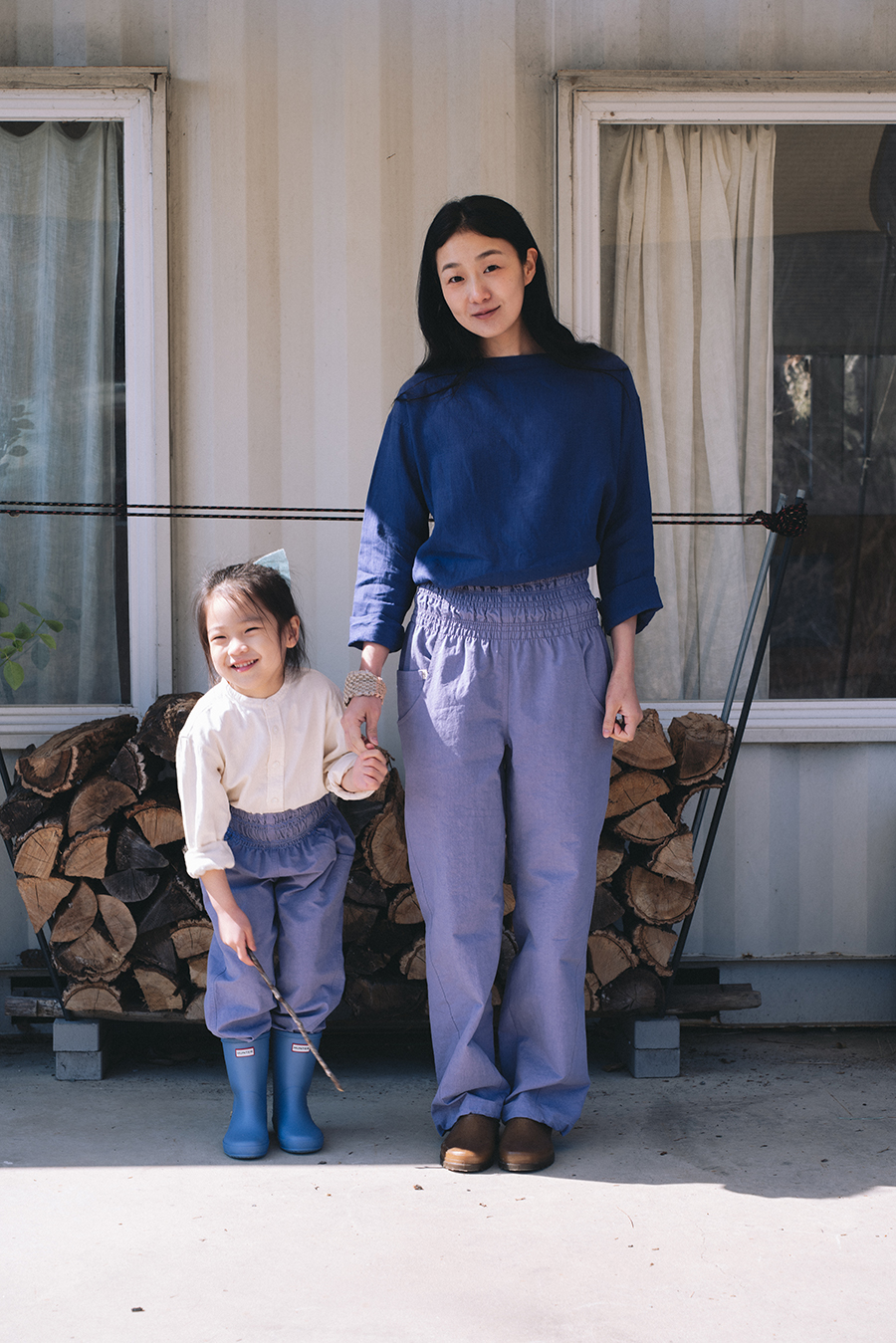 (9/1 출시예정) Gardening Pants Kids :Sumi black